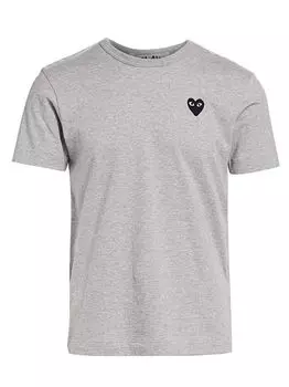 Футболка с коротким рукавом Comme des Garons PLAY, серый