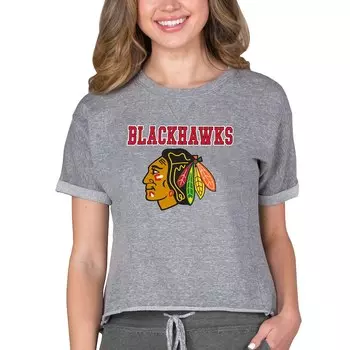 Футболка с коротким рукавом Concepts Sport Chicago Blackhawks, серый
