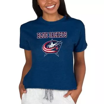 Футболка с коротким рукавом Concepts Sport Columbus Blue Jackets, нави