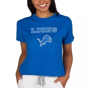 Футболка с коротким рукавом Concepts Sport Detroit Lions, роял
