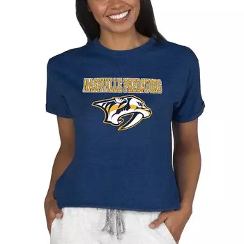 Футболка с коротким рукавом Concepts Sport Nashville Predators, нави