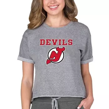 Футболка с коротким рукавом Concepts Sport New Jersey Devils, серый