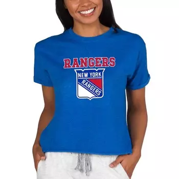 Футболка с коротким рукавом Concepts Sport New York Rangers, роял