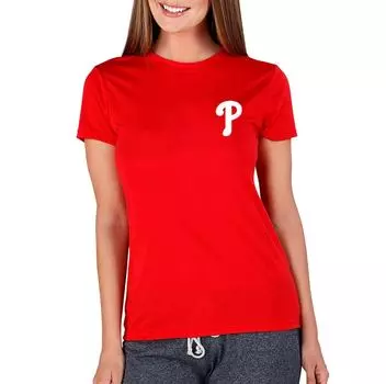 Футболка с коротким рукавом Concepts Sport Philadelphia Phillies, красный
