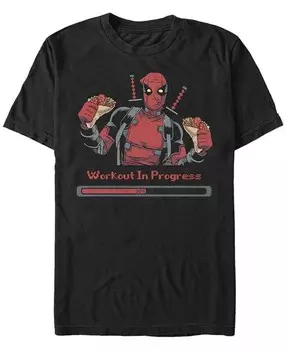 Футболка с коротким рукавом DeadPool Progress для мужчин Fifth Sun, черный