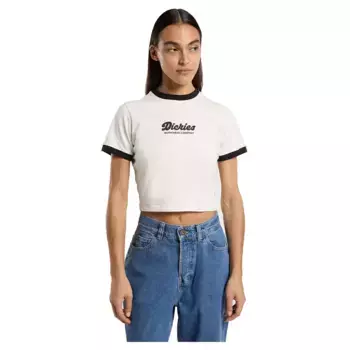 Футболка с коротким рукавом Dickies Lewistown Ringer, белый