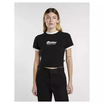Футболка с коротким рукавом Dickies Lewistown Ringer, черный