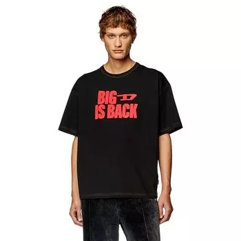 Футболка с коротким рукавом Diesel Boxt Back, черный