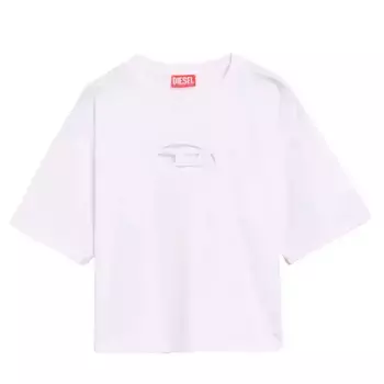 Футболка с коротким рукавом Diesel T-Buxt Crop OD, белый