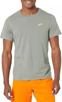 Футболка с коротким рукавом Distance 2.0 Brooks, цвет Dark Pebble