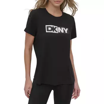 Футболка с коротким рукавом DKNY Two Tone Logo, черный