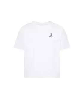 Футболка с коротким рукавом для девочек Jordan Brooklyn Essentials, белый
