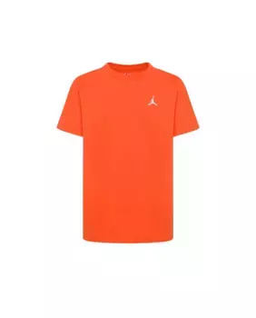 Футболка с коротким рукавом для мальчика с вышивкой Jordan Jumpman Air, оранжевый