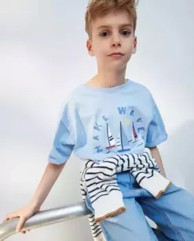 Футболка с коротким рукавом для мальчиков Kids El Corte Ingls, синий