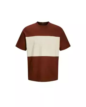 Футболка с коротким рукавом для мальчиков Jack & Jones, коричневый