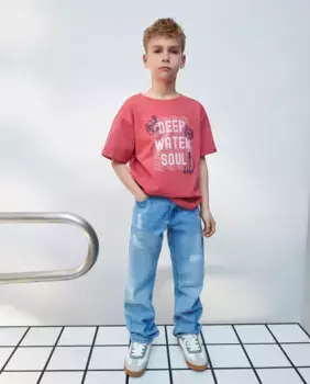 Футболка с коротким рукавом для мальчиков Kids El Corte Ingls, красный