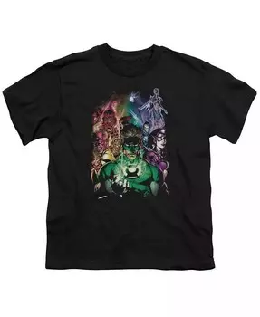 Футболка с коротким рукавом для мальчиков The New Guardians Green Lantern, черный