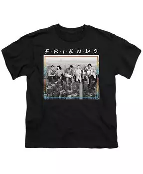 Футболка с коротким рукавом для мальчиков «Перерыв на обед» Friends, черный