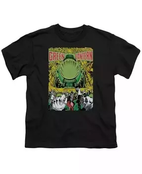 Футболка с коротким рукавом для мальчиков Gl 200 Cover Green Lantern, черный