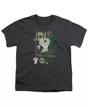 Футболка с коротким рукавом для мальчиков Core Strength Green Lantern, серый