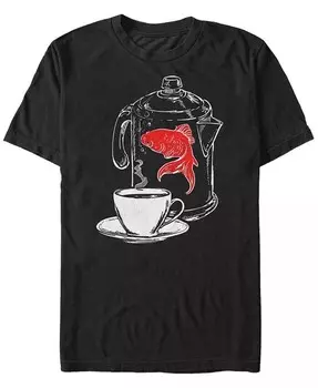 Футболка с коротким рукавом для мужчин Twin Peaks Fish In The Percolator Fifth Sun, черный