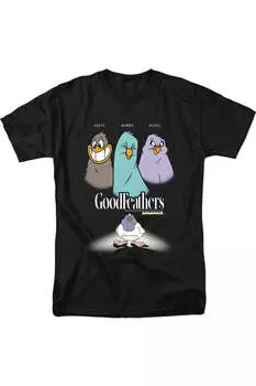 Футболка с коротким рукавом для взрослых Animaniacs Goodfeathers Gildan, черный