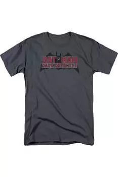 Футболка с коротким рукавом для взрослых Batman Dark Detective Gildan, цвет charcoal