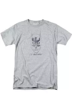 Футболка с коротким рукавом для взрослых Batman Im Batman Gildan, цвет athletic heather