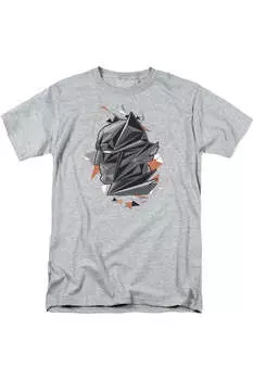 Футболка с коротким рукавом для взрослых Batman V Superman Dawn Gildan, цвет athletic heather