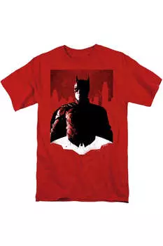 Футболка с коротким рукавом для взрослых Batman Noir Batman Gildan, красный