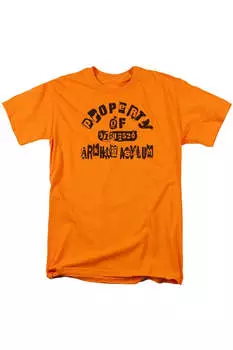 Футболка с коротким рукавом для взрослых Batman Property Of Arkham Gildan, оранжевый