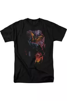 Футболка с коротким рукавом для взрослых Batman & Robin #1 Gildan, черный