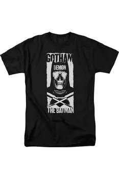 Футболка с коротким рукавом для взрослых Batman V Superman Demon Bat Gildan, черный