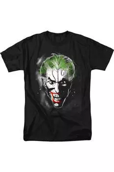 Футболка с коротким рукавом для взрослых Batman Face Of Madness Gildan, черный