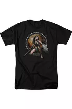 Футболка с коротким рукавом для взрослых Batman V Superman Batlle Zone Gildan, черный