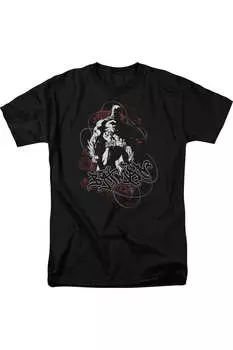 Футболка с коротким рукавом для взрослых Batman Urban Gotham Gildan, черный