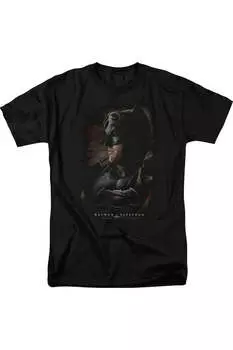 Футболка с коротким рукавом для взрослых Batman V Superman Desert Gear Gildan, черный