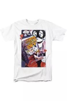 Футболка с коротким рукавом для взрослых Batman Loves Wacky Fury Gildan, белый