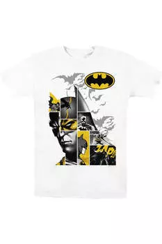 Футболка с коротким рукавом для взрослых Batman Long Live Gildan, белый