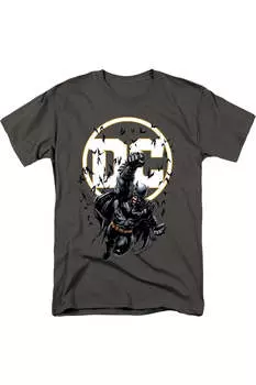 Футболка с коротким рукавом для взрослых Batman DC Comics Gildan, цвет charcoal