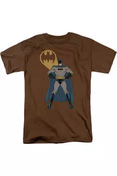 Футболка с коротким рукавом для взрослых Batman Arms Akimbo Bats Gildan, цвет coffee