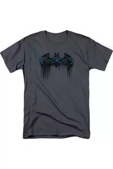 Футболка с коротким рукавом для взрослых Batman Run Away Gildan, цвет charcoal