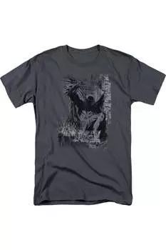 Футболка с коротким рукавом для взрослых Batman The Knight Life Gildan, цвет charcoal