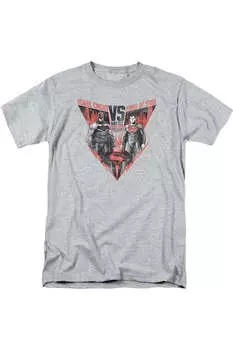Футболка с коротким рукавом для взрослых Batman V Superman Batlle For Gotham Gildan, цвет athletic heather