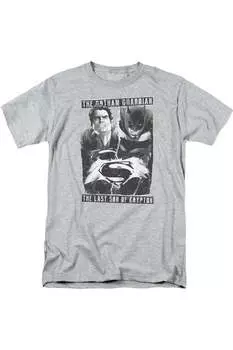 Футболка с коротким рукавом для взрослых Batman V Superman Guardian V Son Gildan, цвет athletic heather