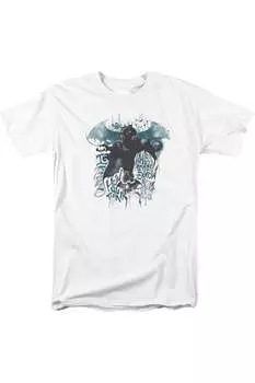 Футболка с коротким рукавом для взрослых Batman Arkham Knight I Know Gildan, белый