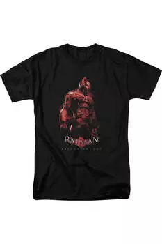 Футболка с коротким рукавом для взрослых Batman Arkham Knight Knight Gildan, черный