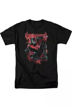 Футболка с коротким рукавом для взрослых Batman Nightwing Gildan, черный