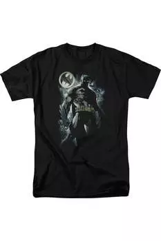 Футболка с коротким рукавом для взрослых Batman The Knight Gildan, черный