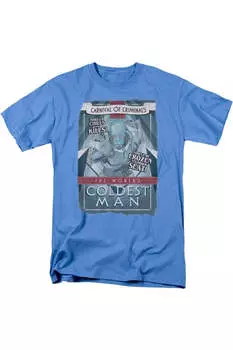 Футболка с коротким рукавом для взрослых Batman Coldest Man Gildan, цвет carolina blue